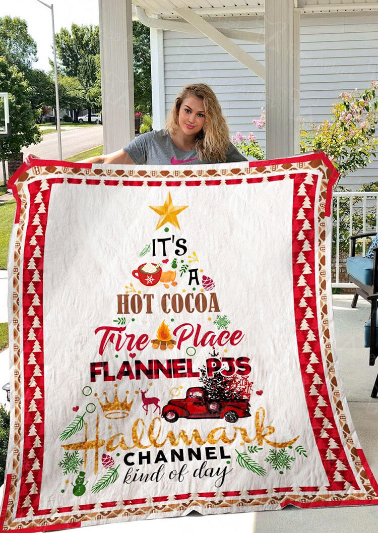 

Blanket Christmas Hallmark Channel Kind Of Day Blanket, White