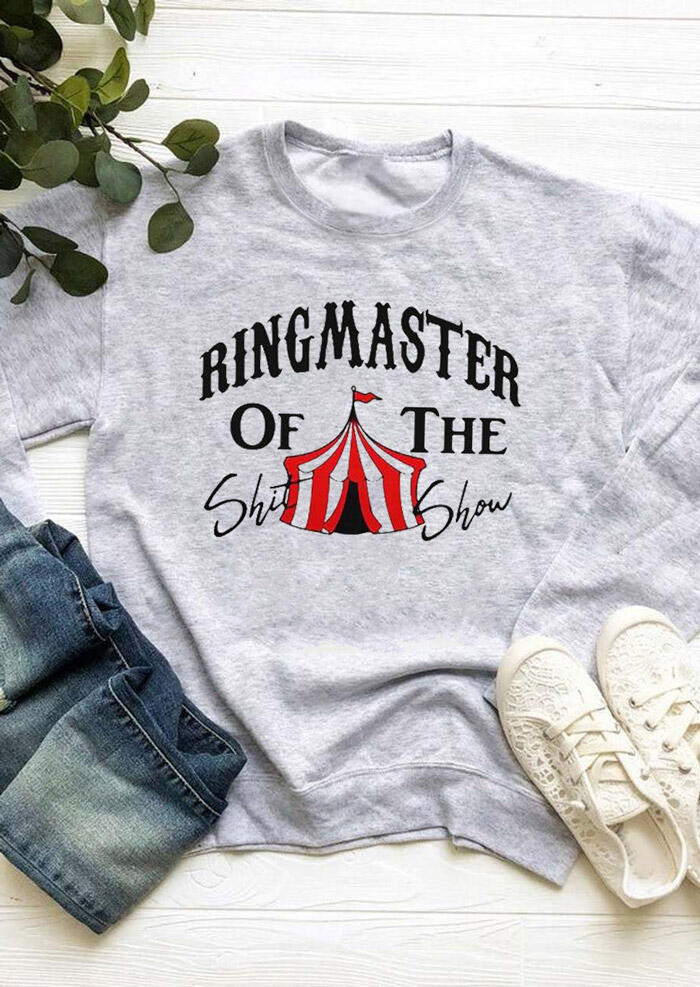 

Hoodies & Sweatshirts Ringmaster Of The Show Sweatshirt - Light Grey. Size: S