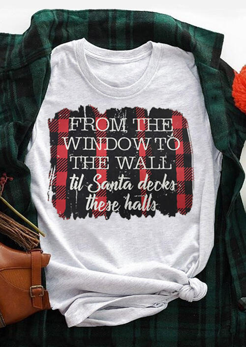 

From The Window To The Wall T-Shirt Tee - Light Grey, 457965