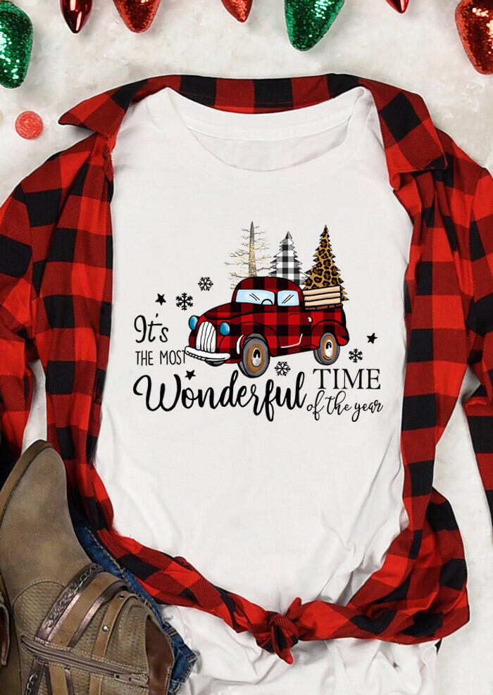 

It' The Most Wonderful Time T-Shirt Tee - White, 458021