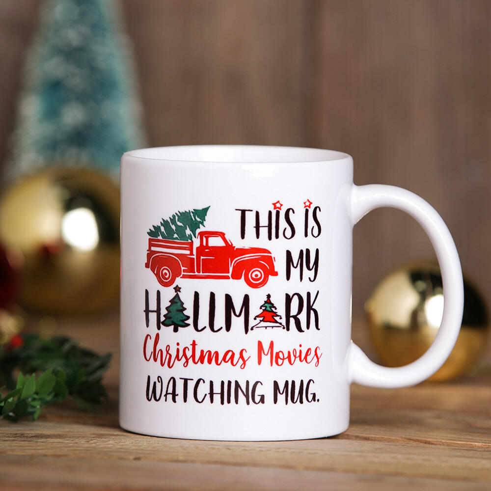 

This Is My Hallmark Christmas Movies Watching Mug, Pattern2