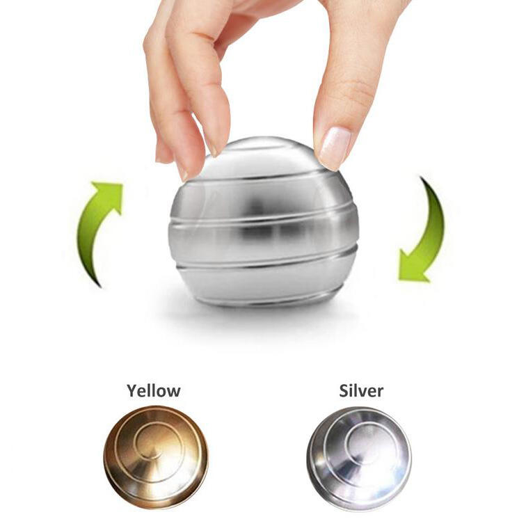 

Home Decor Desktop Decompression Rotating Spherical Gyroscope, Gold