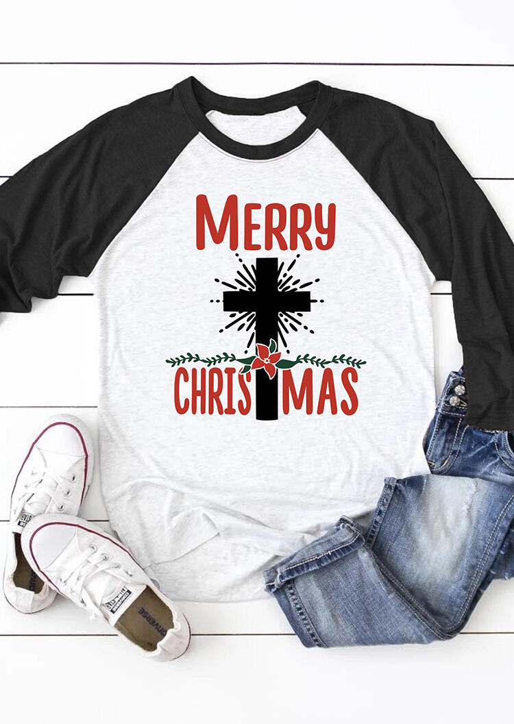 

Merry Christmas T-Shirt Tee - Gray, 458662
