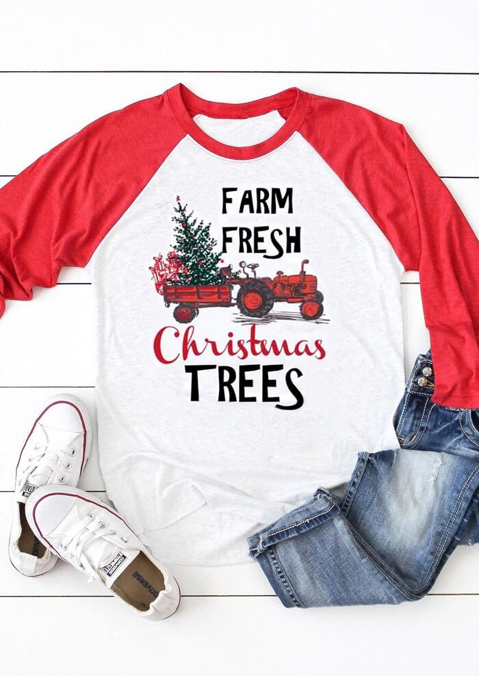 

Tees T-shirts Farm Fresh Christmas Trees T-Shirt Tee - White. Size