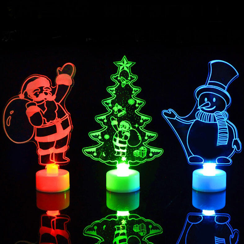 

Festive & Party Supplies Christmas Tree Snowman Santa Colorful Luminous Night Light, Pattern2