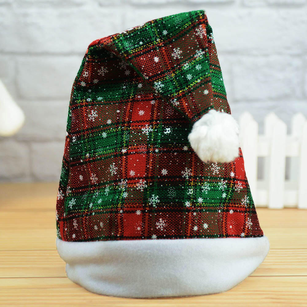 

Hats Snowflake Plaid Christmas Hat. Size, Green