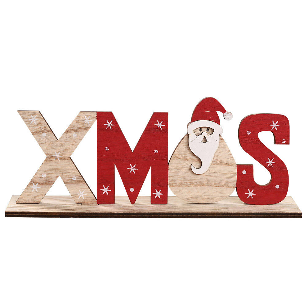 

Snow New Xmas Wooden Letter Christmas Decoration, Pattern1;pattern2;pattern3, 459812