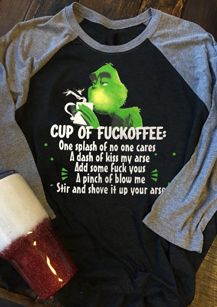 Cup Of Fuckoffee T-Shirt Tee – Black