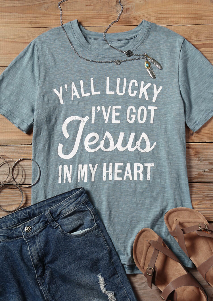 

Tees T-shirts I've Got Jesus T-Shirt Tee - Gray. Size