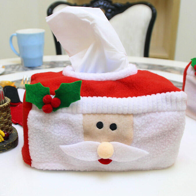 

Santa Claus Snowman Christmas Tissue Box Cover, Pattern1;pattern2, 460406