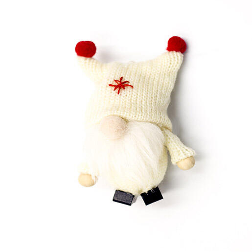 

Christmas Cute Plush Faceless Gnomies Hanging Doll, Beige;gray;red, 460427