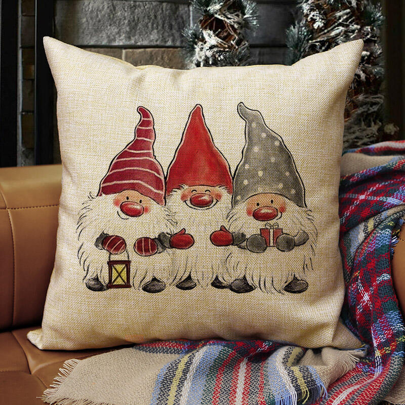 

Gnomies Pillowcase without Pillow in Khaki. Size