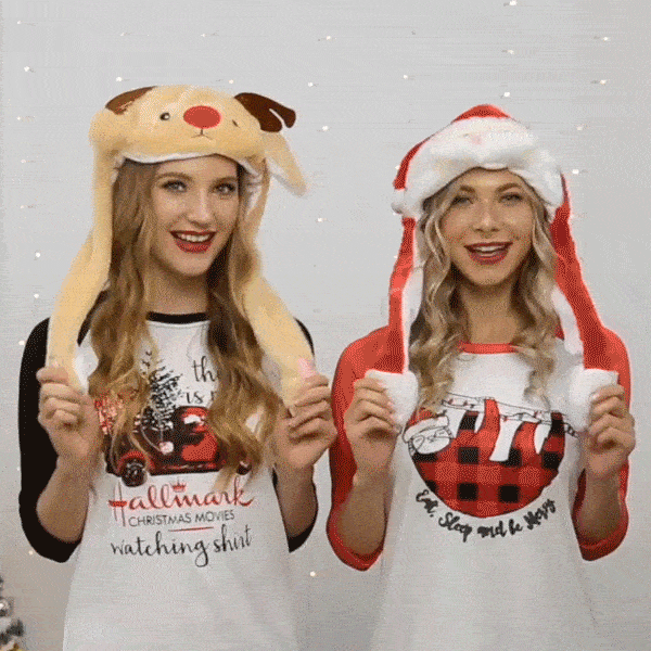 

Christmas Elk Santa Claus Cute Plush Toy Hat, Yellow