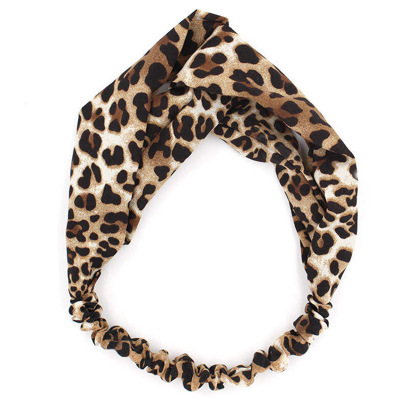 Leopard Printed Twist Yoga Sport Headband