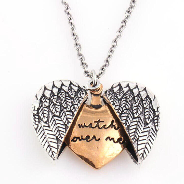 

Necklaces Watch Over Me Heart-Shape Love Locket Pendant Necklace. Size, Silver