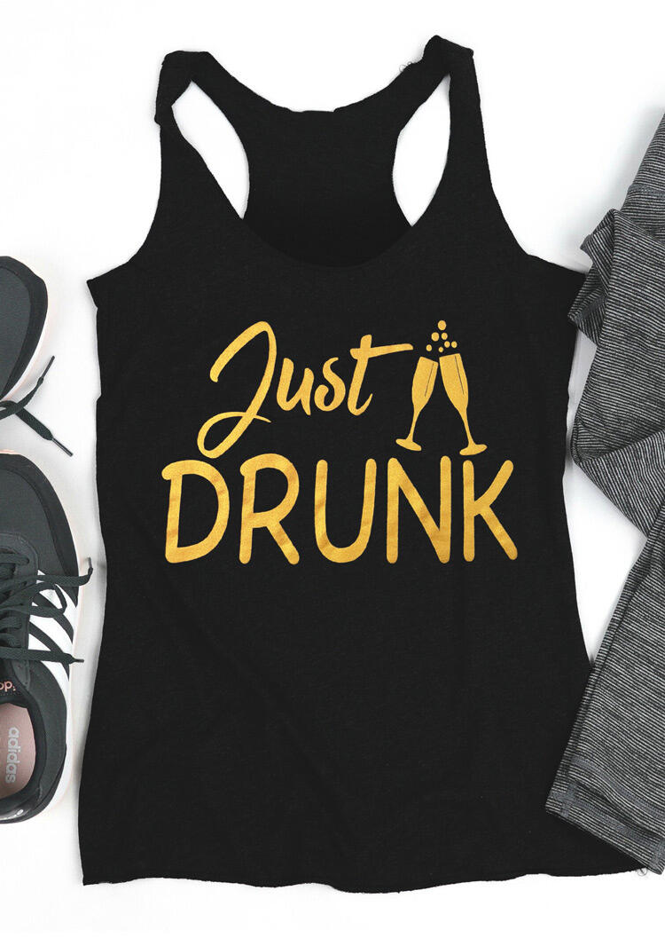 Just Drunk Tank – Black