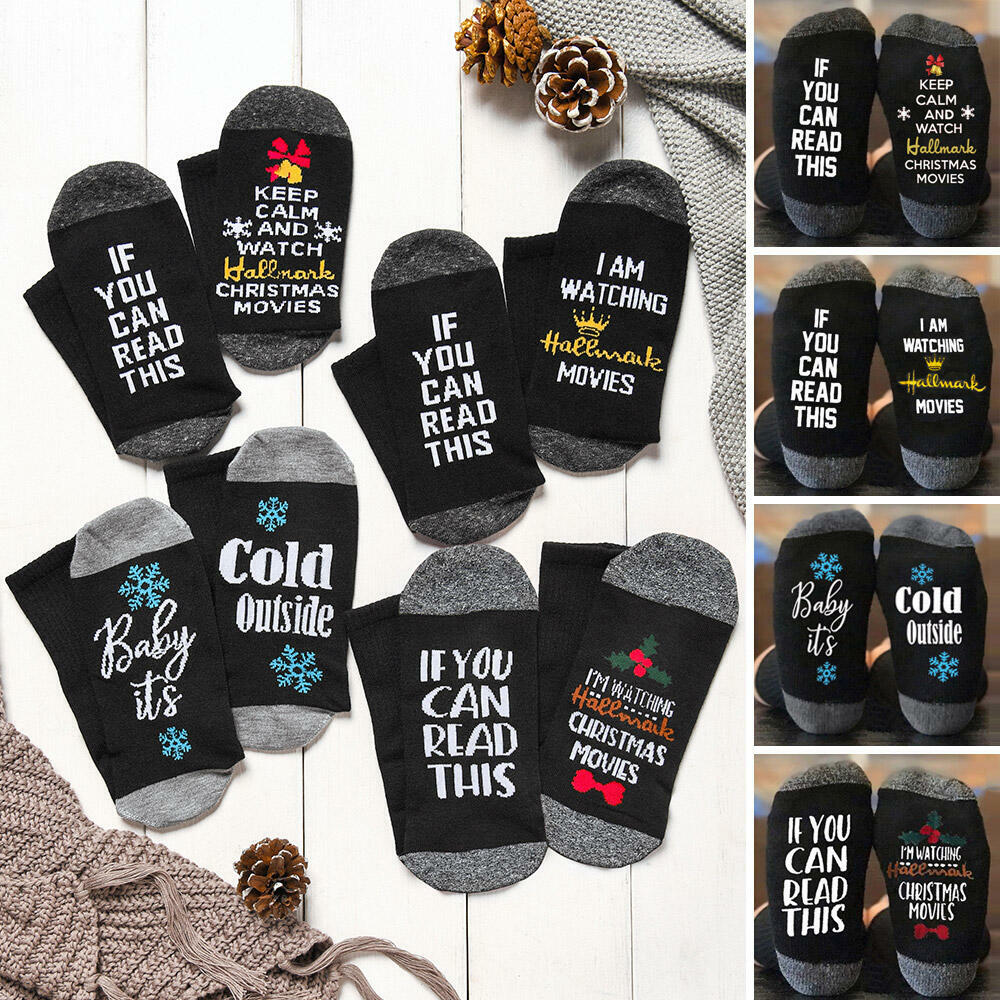 

Socks 4 Pairs Watching Christmas Movies Baby Its Cold Outside Hallmark Socks. Size, Pattern1