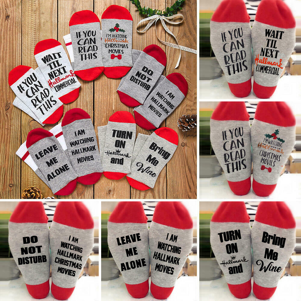 

Socks 5 Pairs Watching Hallmark Christmas Movies Bring Me Wine Socks. Size, Pattern1