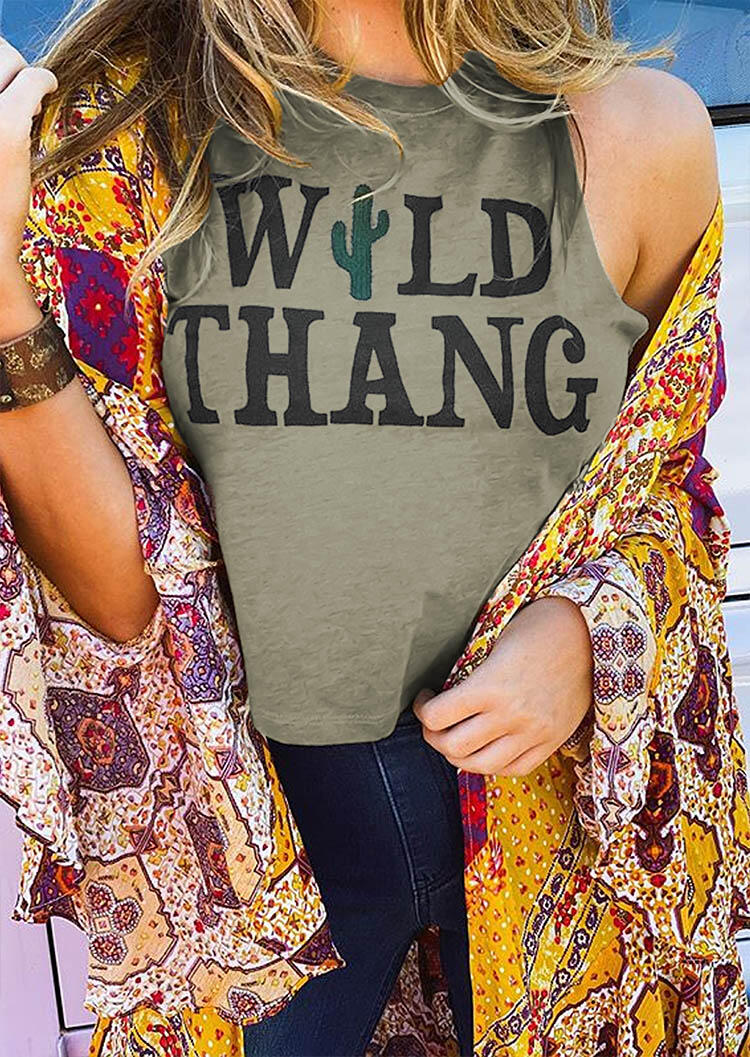 

Wild Thang Cactus Tank - Army Green, 462622
