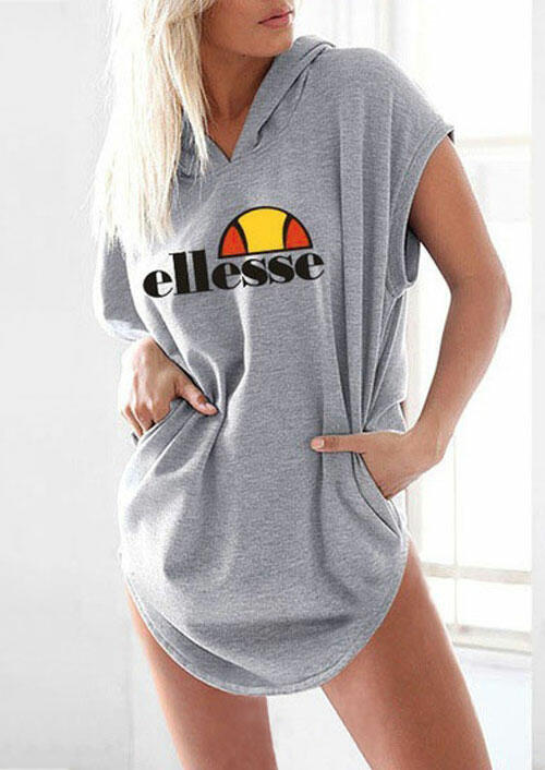 

Ellesse Pocket Asymmetric Hoodie - Gray, 463148