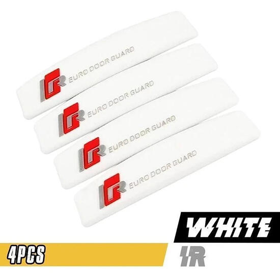 

4 Pieces/Set Car Anti-Collision Strips, Black;white;gray, 465206