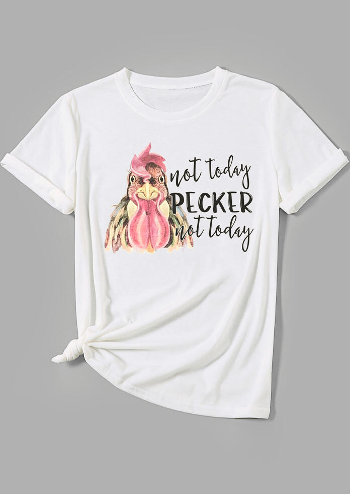 dont be a pecker t shirt