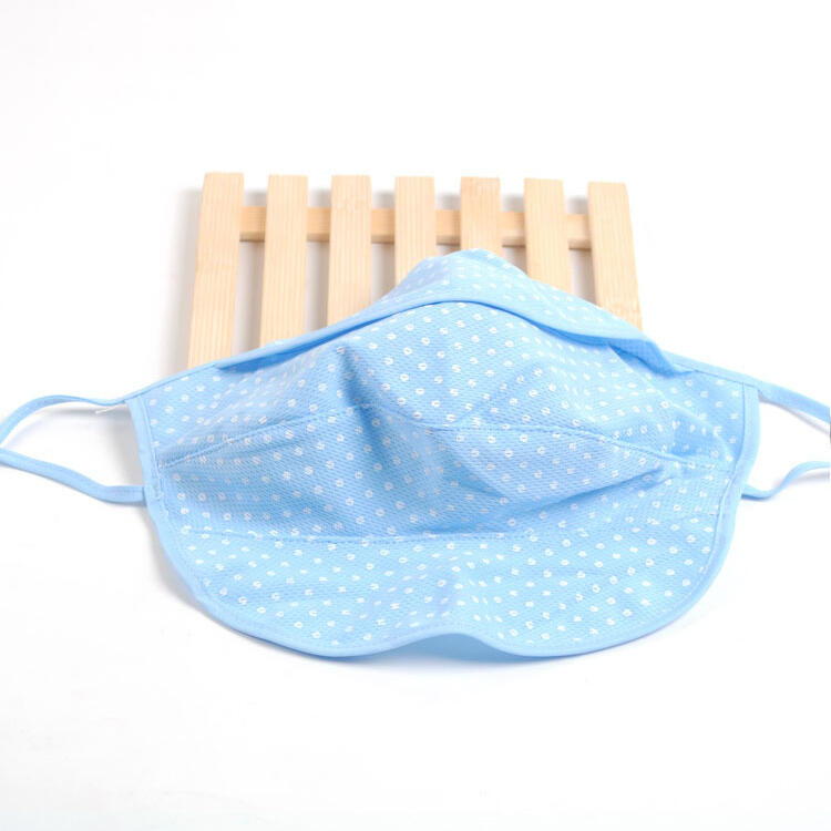 

Anti-Dust Breathable Anti-Sunburn Polka Dot Mask, Blue;gray, 465532