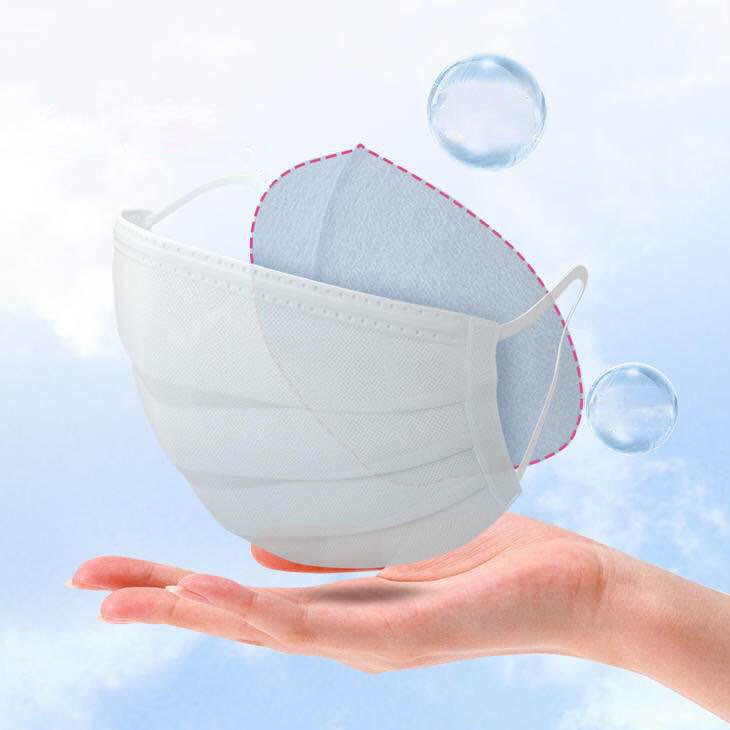 

Set Disposable Isolation Mask Inner Pad without Mask, White, 465561