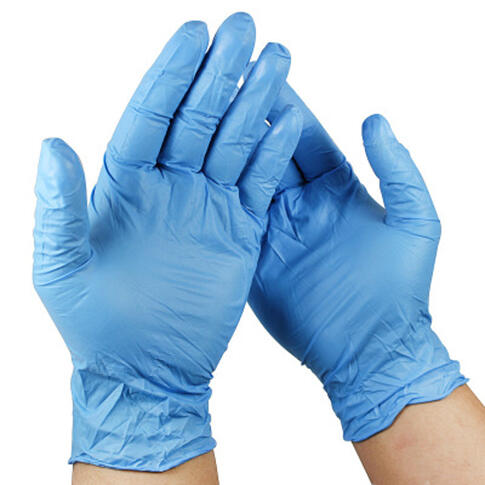 

100 Pieces/Set Disposable Anticorrosion Nitrile Gloves, Blue, 465773