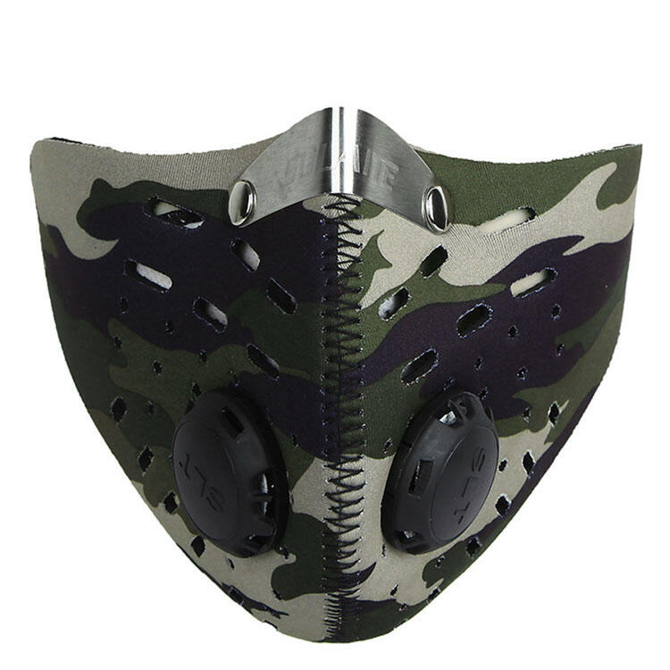 

Camouflage Respirator Masks Sports Cycling Anti-Dust Activated Carbon Mask