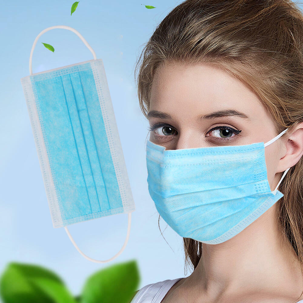 

Disposable Anti-Dust Breathable 3-Layered Mask, Random, 465488