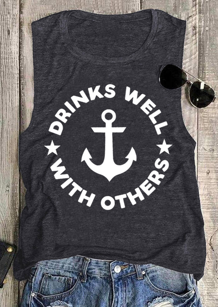 

Drinks Well With Others Star Anchor Tank - Dark Grey, 465491