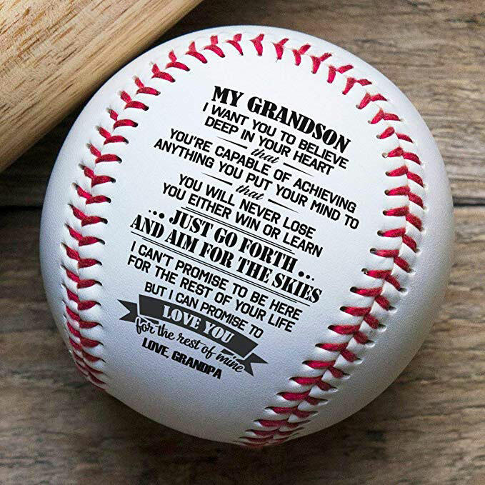 

Outdoor Products To My GrandSon / Son - Baseball - Never Lose in Pattern4. Size