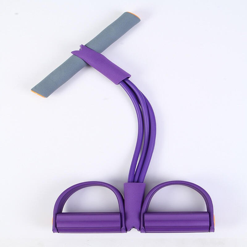 

Resistance Training Bands Elastic Pull Rope Exercise Pedal Exerciser, Purple;red, 466789