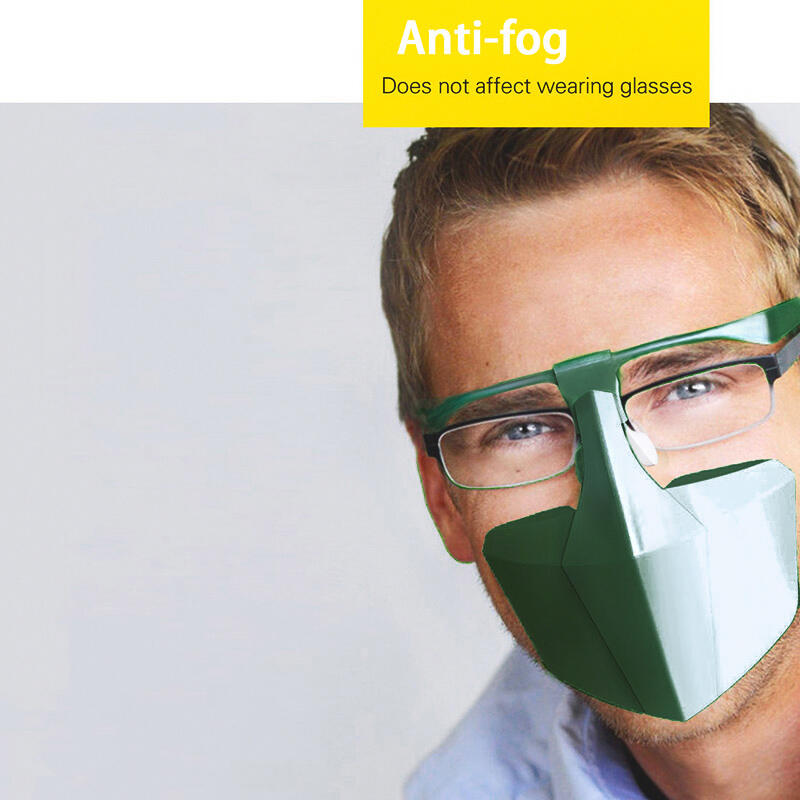 

Anti-Fog Protective Plastic Breathable Face Shield, Green, 466975