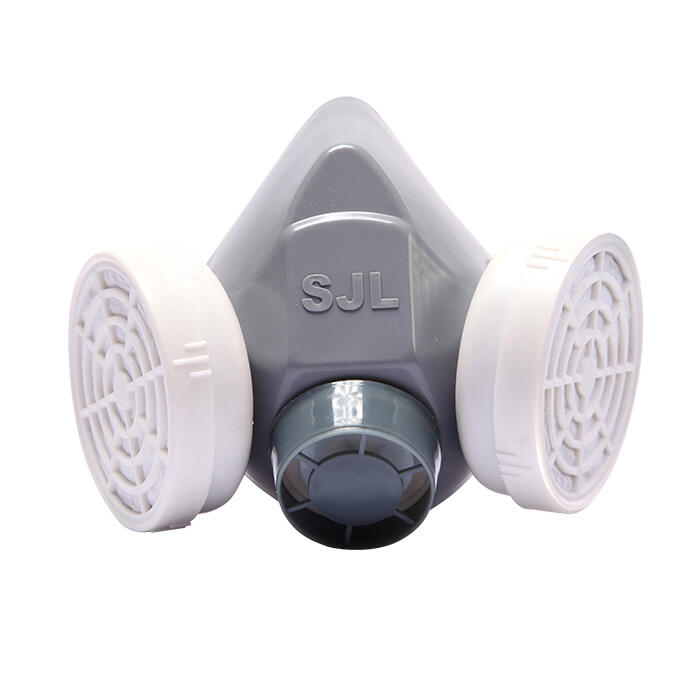 

Anti-Dust Paint Respirator Chemical Gas Protection Filter Face Mask, Gray, 466971