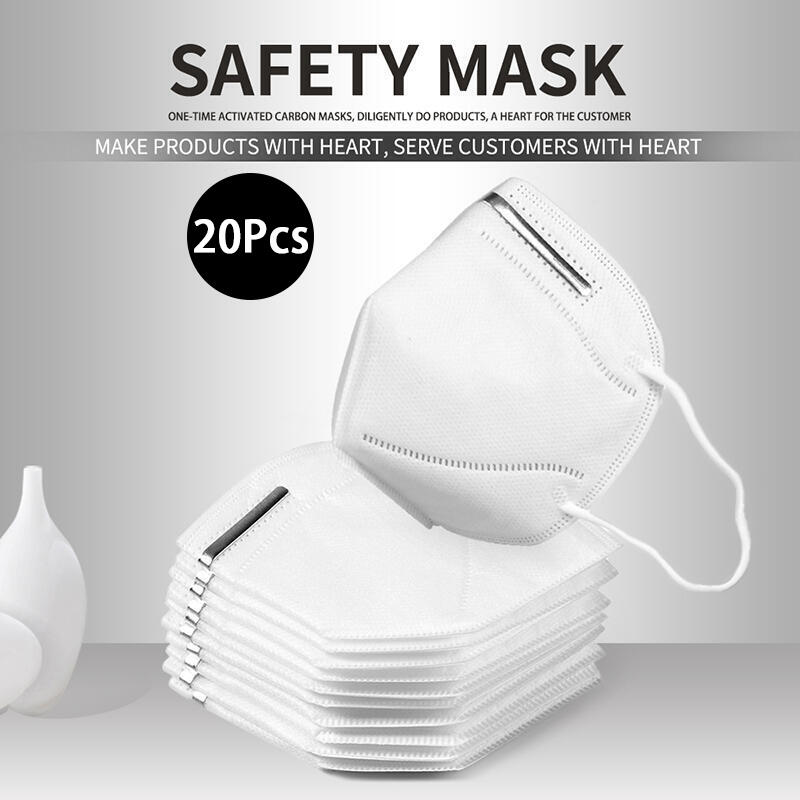 

20 Pieces/Set Masks, White
