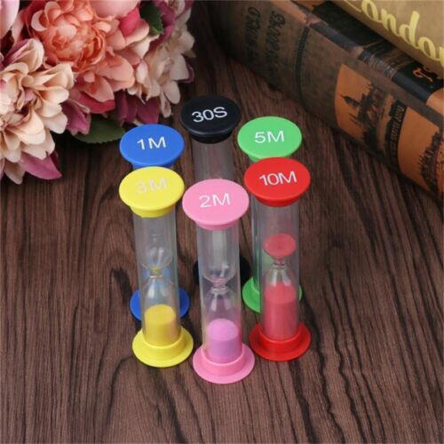 

6 Pieces/Set Sand Timer Set, Multicolor, 467313