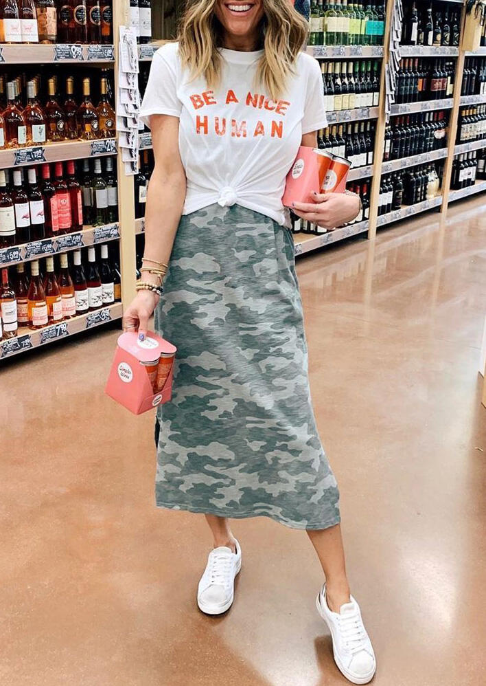 

Casual Dresses Camouflage Sleeveless Casual Dress without Necklace in Camouflage. Size