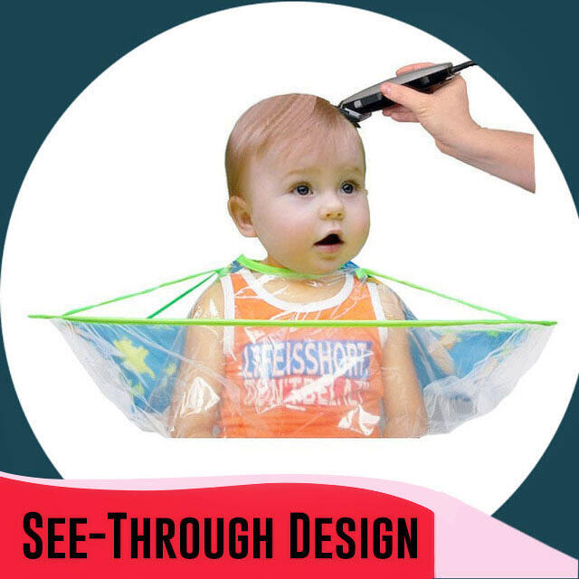 

Home Decor Waterproof Children's Haircut Bib Cape, Yellow