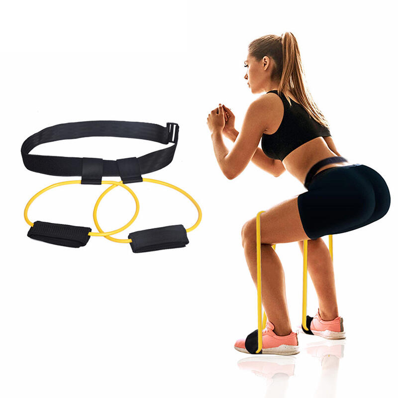 

Sport Product Sports Fitness Training Resistance Belt Band in Yellow. Size