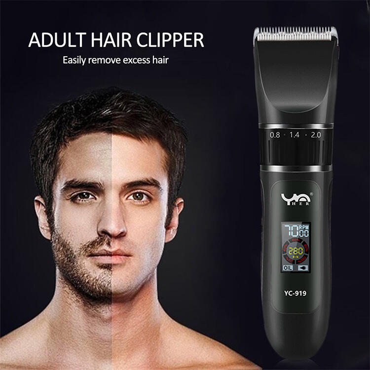 

Home Decor Men's Rechargeable Electric Shaver Trimmer Razor Beard Shaving Machine, Green