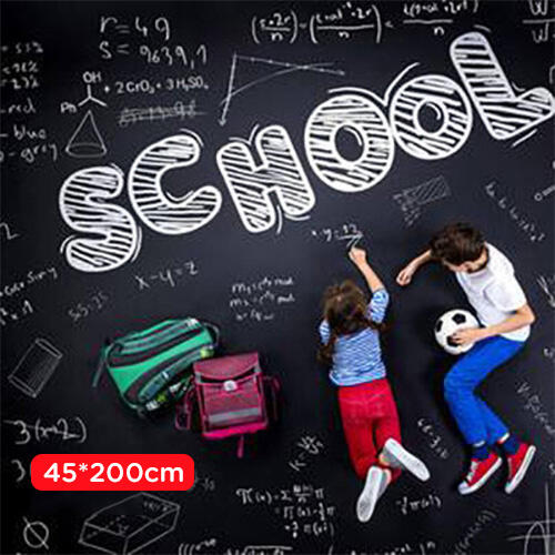 Reusable Environmental Blackboard Wall Sticker, Black, 468099