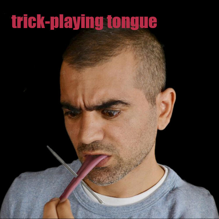 

Hobbies and Toys Funny Magic Tongue Prank Simulation Tongue, Flesh