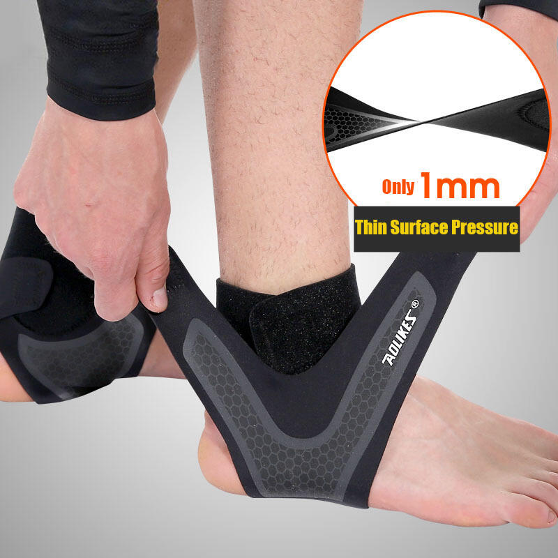 

Sport Product 1Pcs Adjustable Sport Elastic Ankle Brace Support, Black