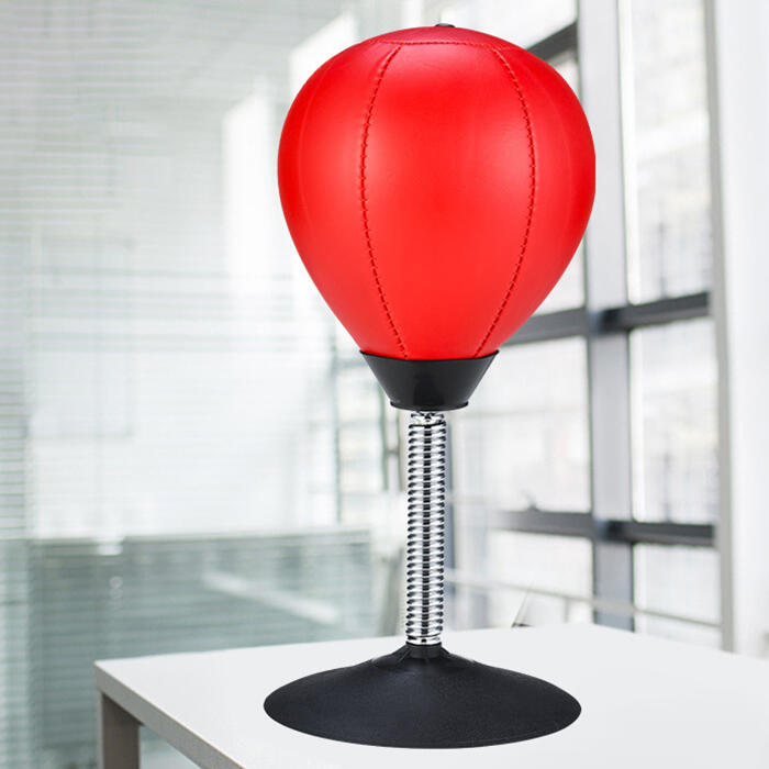 

Sport Product Mini Table Boxing Training Vent Ball, Red