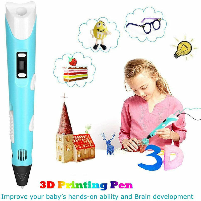

Home Decor Children 3D Printing Drawing Pen in Blue. Size