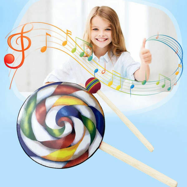 

Children Percussion Lollipop Drum Toy, Multicolor, 468369