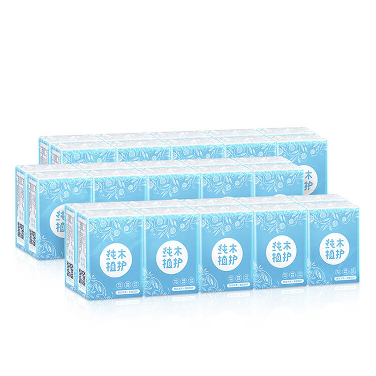 

30Pcs Portable Handkerchief Paper Towel Facial Tissue, White