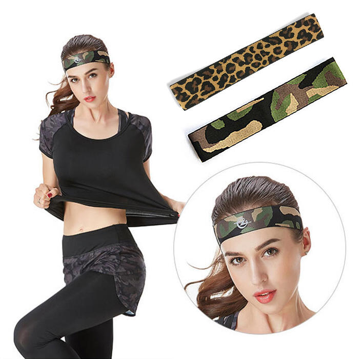 

Sport Product Camouflage Leopard Printed Yoga Sport Headband